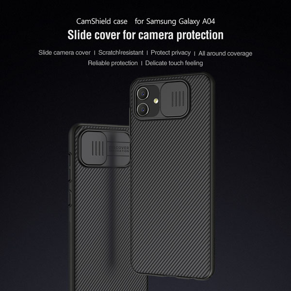گارد محافظ نیلکین Samsung Galaxy A04 مدل Camshield Case