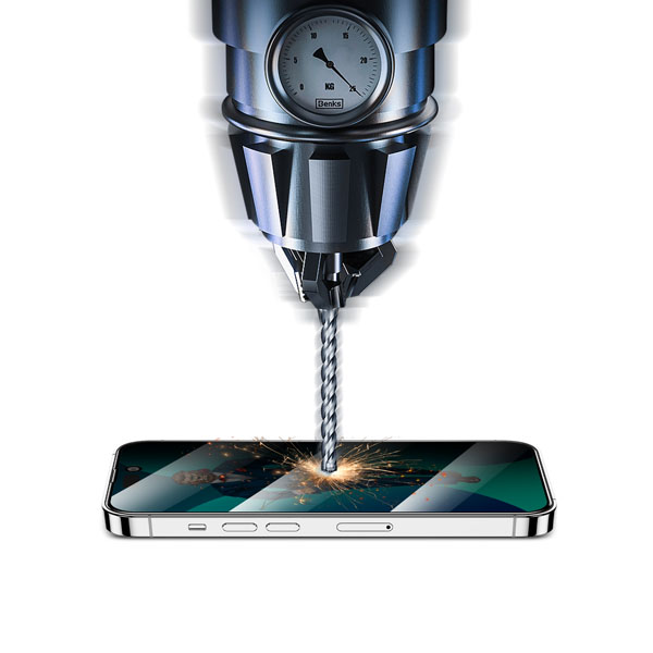 گلس شفاف ضد خش iPhone 14 Plus مارک Green Lion مدل 3D Scratch Free Round Edge Glass