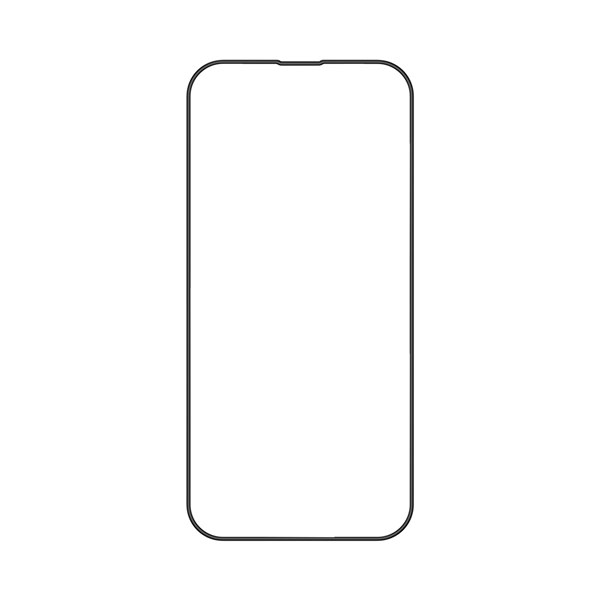 گلس شفاف فریم سیلیکونی iPhone 14 Plus مارک Green Lion مدل 3D Silicone HD Glass