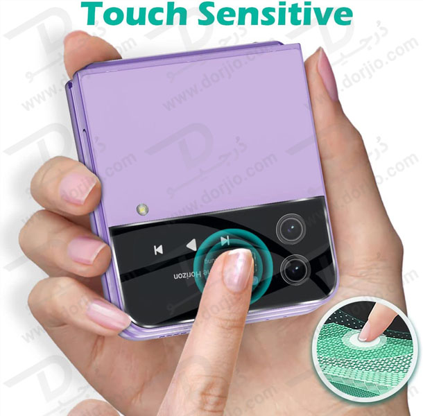 گلس لنز و محافظ صفحه نمایش پشت Samsung Galaxy Z Flip 4