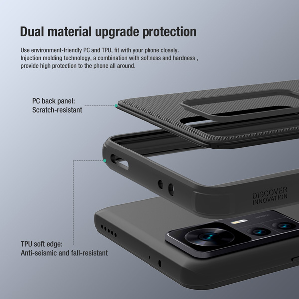 قاب ضد ضربه Xiaomi 12T-12T Pro مدل Super Frosted Shield Pro