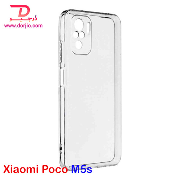 قاب ژله‌ ای شفاف با پوشش دوربین گوشی Xiaomi Poco M5s