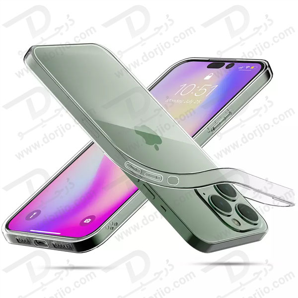 قاب ژله ای شفاف پوشش دوربین آیفون 14 پرو مکس - iPhone 14 Pro Max
