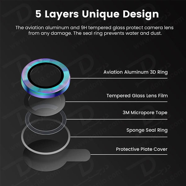 محافظ لنز رینگی آیفون 14 پرو - iPhone 14 Pro