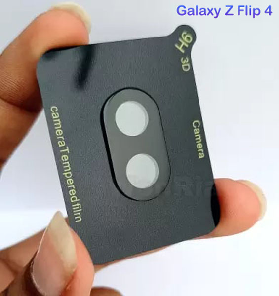 محافظ لنز شیشه ای Samsung Galaxy Z Flip 4 مدل 3D 9H