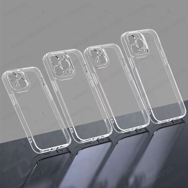 کریستال کاور شفاف با محافظ دوربین iPhone 14 Pro