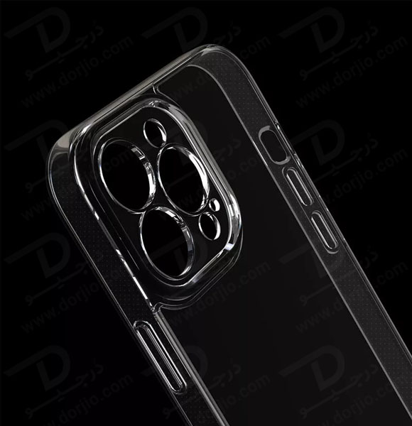 کریستال کاور شفاف با محافظ دوربین iPhone 14 Pro