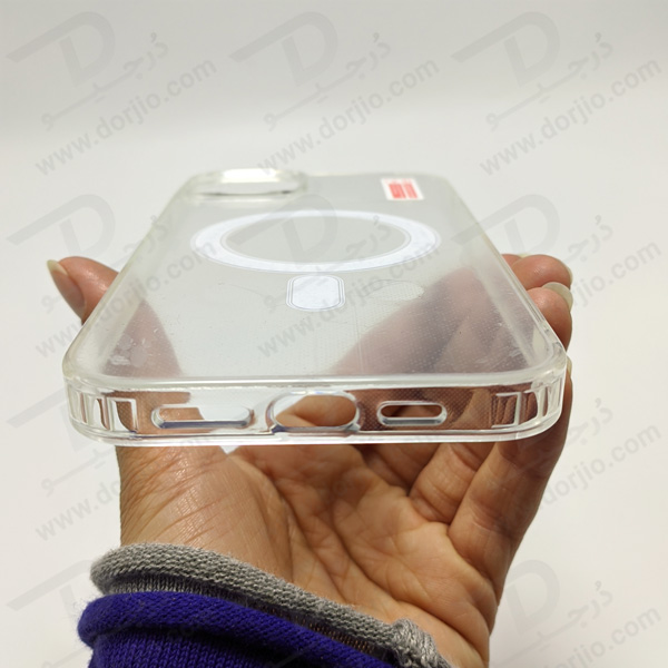 خرید کریستال کاور شفاف مگ سیف آیفون 13 مینی - iPhone 13 Mini