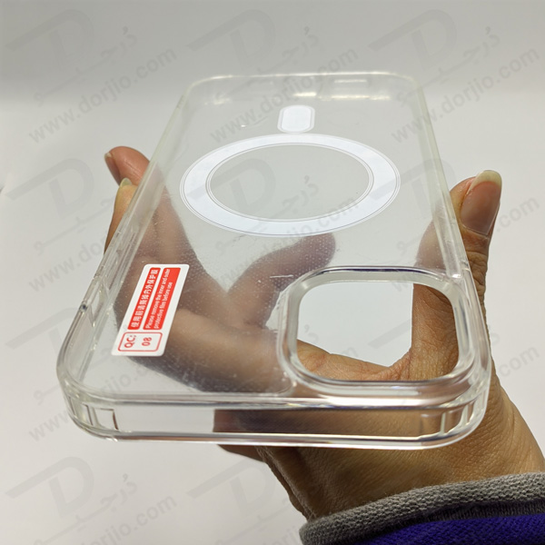 خرید کریستال کاور شفاف مگ سیف آیفون 13 مینی - iPhone 13 Mini
