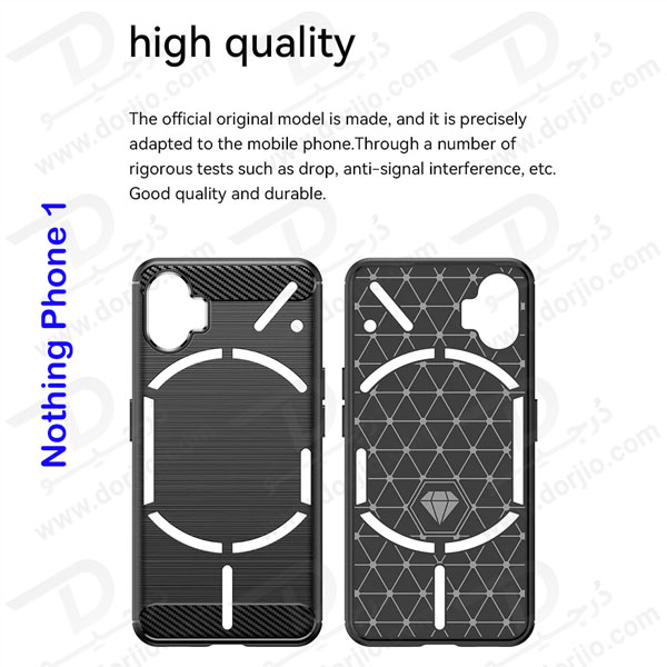 گارد اصلی ضد ضربه TPU مخصوص ناتینگ فون 1 مارک YOLOPE