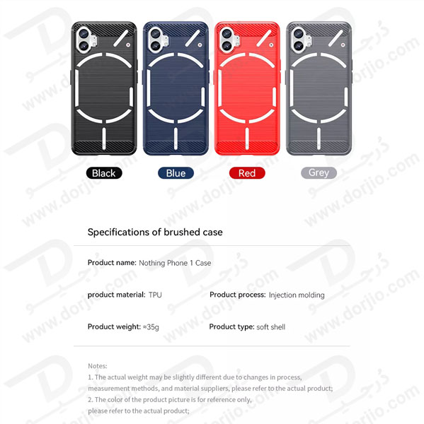 گارد اصلی ضد ضربه TPU مخصوص ناتینگ فون 1 مارک YOLOPE