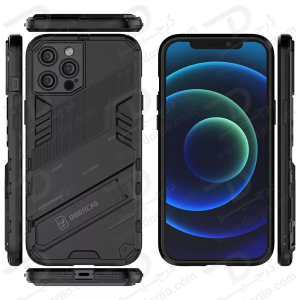 گارد ضد ضربه استند دار iPhone 14 Pro Max مارک BIBERCAS