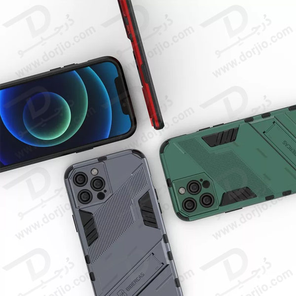 گارد ضد ضربه استند دار iPhone 14 Pro Max مارک BIBERCAS