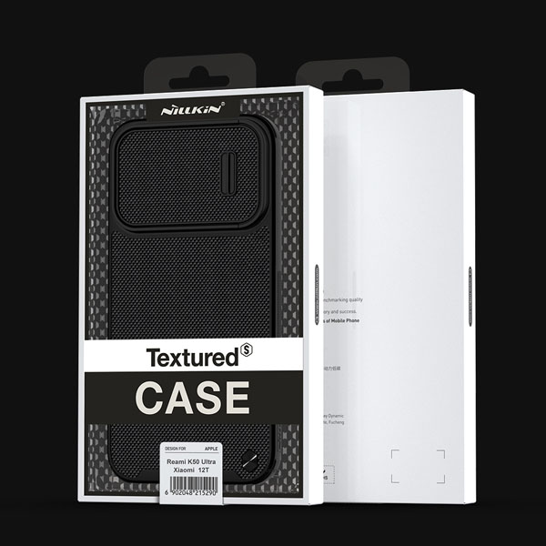گارد محافظ با کشویی دوربین نیلکین Xiaomi 12T-12T Pro مدل Textured Case S