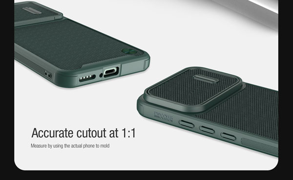 گارد محافظ با کشویی دوربین نیلکین Xiaomi 12T مدل Textured Case S