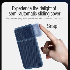 گارد محافظ با کشویی دوربین نیلکین Xiaomi 12T مدل Textured Case S