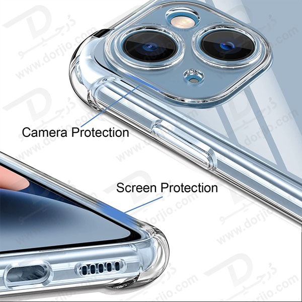 گارد ژله ای بامپر ضد ضربه با پوشش دوربین آیفون 14 پلاس - iPhone 14 Plus