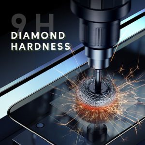 گلس حریم شخصی iPhone 14 Pro Max مارک Green Lion مدل 3D PET Privacy Glass