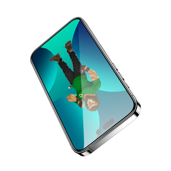 گلس شفاف iPhone 14 Pro Max مارک Green Lion مدل 3D PET HD Glass