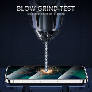 گلس شفاف ضد خش iPhone 14 Pro Max مارک Green Lion مدل 3D Scratch Free Round Edge Glass