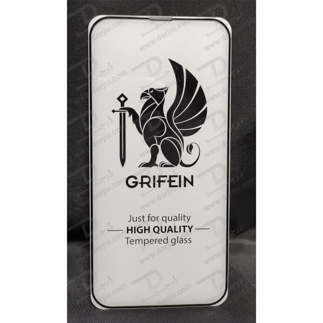 گلس شیشه ای تمام صفحه iPhone 14 Plus مارک GRIFEIN مدل Dust Proof