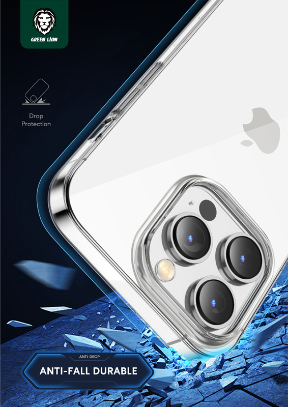 قاب شفاف iPhone 14 Plus مارک Green Lion مدل Delgado PC Case