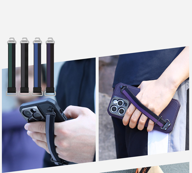 قاب محافظ بند دار iPhone 14 Pro Max مارک نیلکین مدل Strap Case