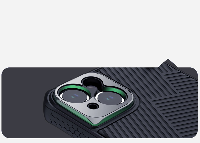 قاب محافظ مگنتی بند دار iPhone 14 Plus مارک نیلکین مدل Strap Magnetic Case