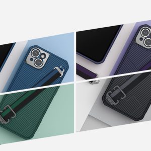 قاب محافظ مگنتی بند دار iPhone 14 Plus مارک نیلکین مدل Strap Magnetic Case