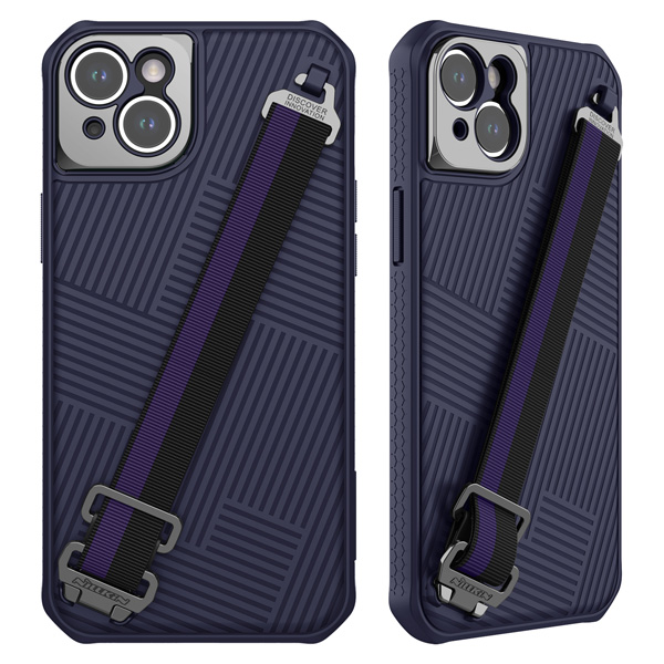 قاب محافظ مگنتی بند دار iPhone 14 Plus مارک نیلکین مدل Strap Magnetic Case