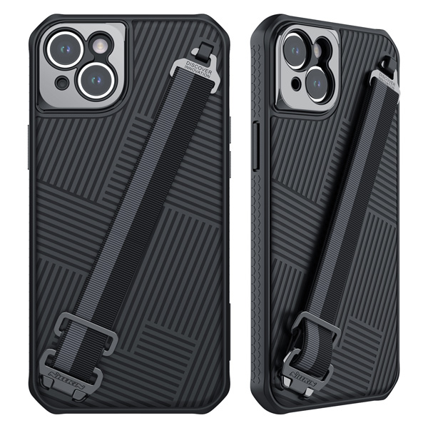 قاب محافظ مگنتی بند دار iPhone 14 Plus مارک نیلکین مدل Strap Magnetic Case