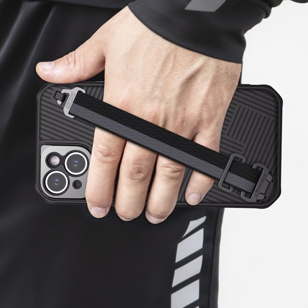 قاب محافظ مگنتی بند دار iPhone 14 Plus مارک نیلکین مدل Strap Magnetic Case