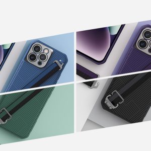 قاب محافظ مگنتی بند دار iPhone 14 Pro مارک نیلکین مدل Strap Magnetic Case