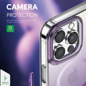 قاب مگ سیف iPhone 14 Plus مارک Green Lion مدل Rainbow Magsafe Case