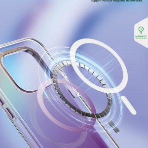 قاب مگ سیف iPhone 14 Plus مارک Green Lion مدل Rainbow Magsafe Case