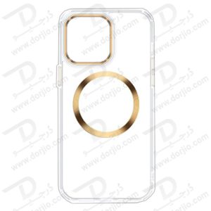 قاب کریستالی آیفون 14 پرو مارک TOTU مدل مگ سیف ساپورت - فریم مات