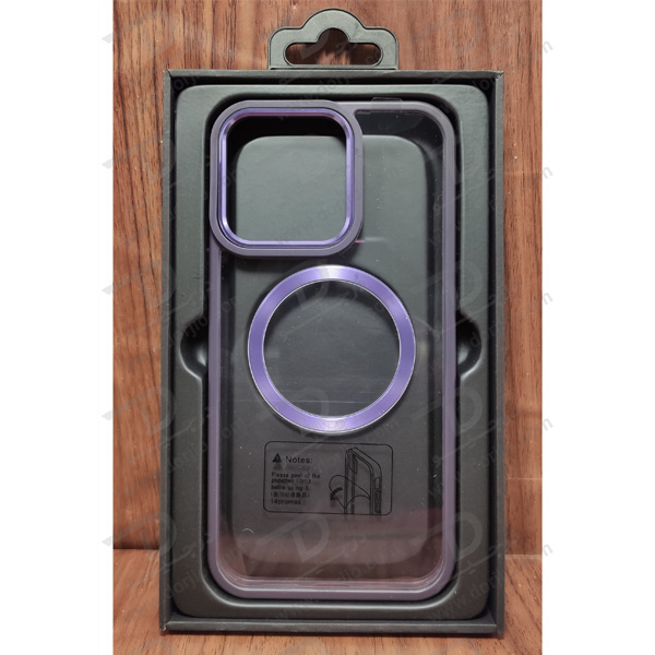 قاب کریستالی آیفون 14 پرو مارک TOTU مدل مگ سیف ساپورت - فریم مات