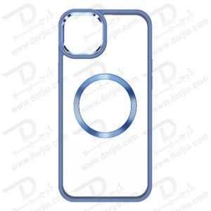 قاب کریستالی آیفون 14 پلاس مارک TOTU مدل مگ سیف ساپورت - فریم مات