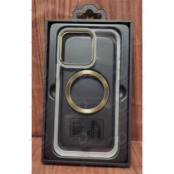 قاب کریستالی آیفون 14 پلاس مارک TOTU مدل مگ سیف ساپورت - فریم مات