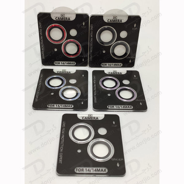 محافظ لنز فلزی رینگی iPhone 14 با ابزار کمکی نصب مارک M&OK