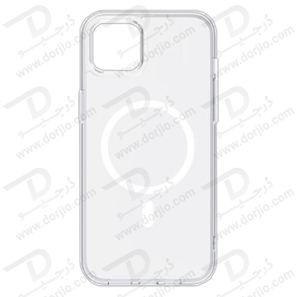 کریستال کاور شفاف آیفون 14 پلاس مارک TOTU مدل Magnetic Shell