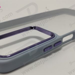 کریستال کاور شفاف فریم ژله‌ ای رنگی Xiaomi Poco F4