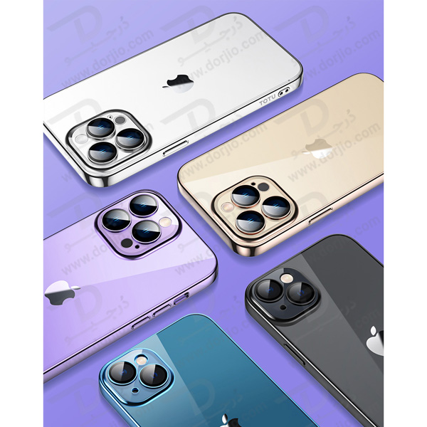 گارد ژله‌ای با محافظ لنز مخصوص آیفون 14 پلاس مارک TOTU