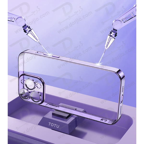 گارد ژله‌ای با محافظ لنز مخصوص آیفون 14 پلاس مارک TOTU