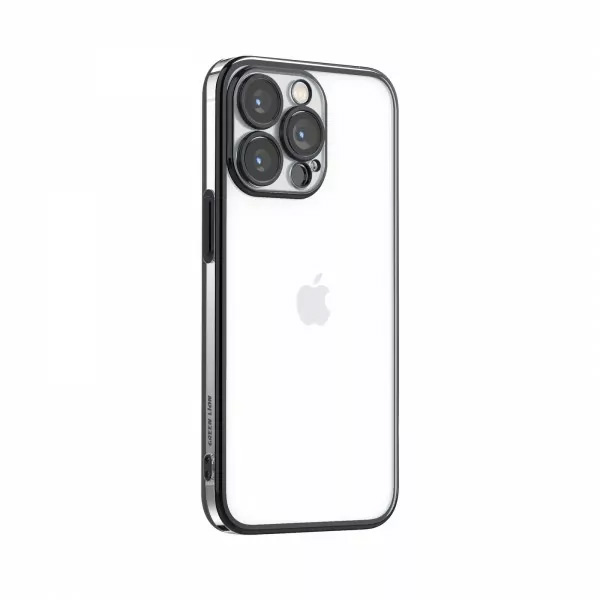 گارد ژله‌ای با محافظ لنز iPhone 14 Plus مارک Green Lion مدل Mars Electroplating TPU Case