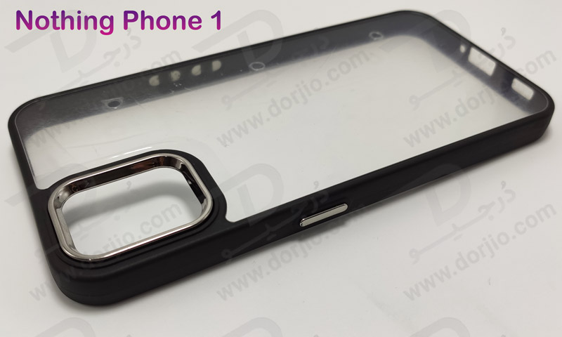 کریستال کاور شفاف فریم ژله‌ ای ضد ضربه Nothing Phone 1