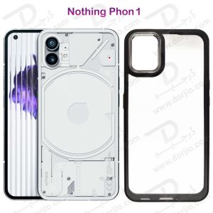 کریستال کاور شفاف فریم ژله‌ ای ضد ضربه Nothing Phone 1