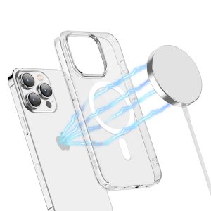 قاب شفاف iPhone 14 Plus مارک Green Lion مدل Magsafe Delgado