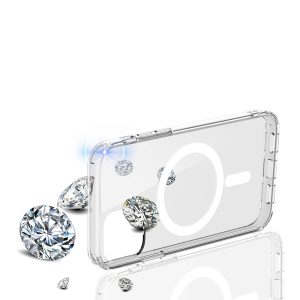 قاب شفاف iPhone 14 Pro Max مارک Green Lion مدل Anti-Shock Creative Magnetic