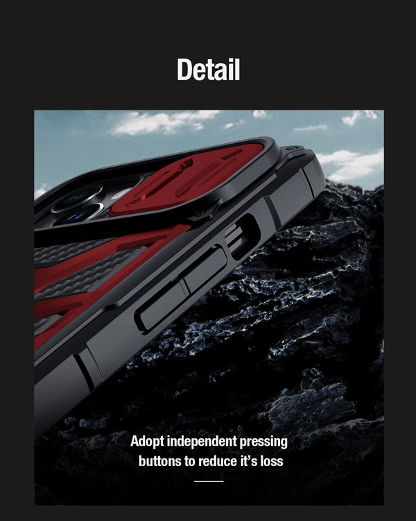 قاب ضد ضربه مگنتی پایه دار iPhone 14 مارک نیلکین مدل Adventurer Pro Magnetic قاب ضد ضربه مگنتی پایه دار iPhone 14 مارک نیلکین مدل Adventurer Pro Magnetic